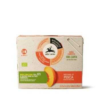 Alce Nero Nettare di pesca biologico - 3 brik