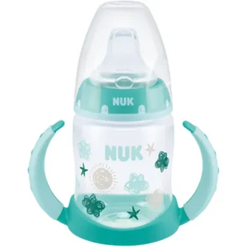 NUK First Choice+ Tazza Bevimpara con Controllo Temperatura 150ml, Beccuccio in Silicone 6-18 Mesi