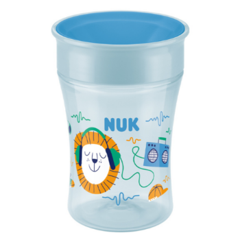 NUK Magic Cup Decorazione Leone con Sistema Anti-Goccia, 230ml