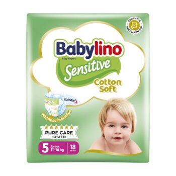 Babylino Sensitive Pannolini Junior Taglia 5 (11-16 kg) – 18 pezzi