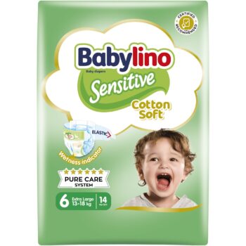 Babylino Sensitive Pannolini Extra Large Taglia 6 (13-18 kg) – 14 pezzi