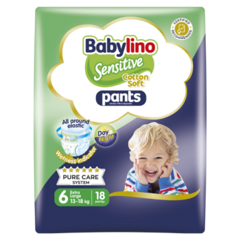 Babylino Pants Unisex Taglia 6 (13-18 kg) – 18 pezzi
