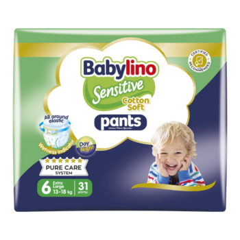 Babylino Pants Unisex Maxi Pack Taglia 6 (13-18 kg) – 31 pezzi
