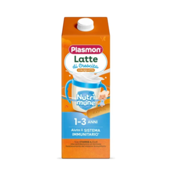 Plasmon Latte di Crescita con Biscotto 1-3 Anni 1L
