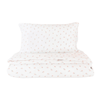 Bamboom Copripiumino Lettino Neonato 100x140cm con federa - Roseship